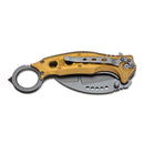 BOKER Black Scorpion Klapp-Karambit-Taschenmesser Hawkbill 440A Edelstahl