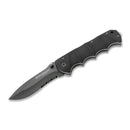 BOKER Black Spear Taschenmesser, Griff aus schwarz beschichtetem 440A-Edelstahl und Aluminium