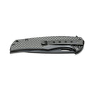 BOKER Black Carbon Klapptaschenmesser Griff aus 440A-Edelstahl-Kohlefaser