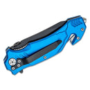 Boker Brand folding pocket knife Air Force Rescue steel 440A aluminum handle - GoMilitar