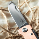 Böker Plus Atlas Klapptaschenmesser 12C27 Stahlklinge Kupfergriff Bronze