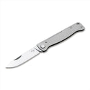 Böker Plus Atlas SW Klapptaschenmesser, 12C27 Klinge, Griff aus Edelstahl