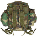 Original türkische Armee 40L Rucksack Vordertaschen Cordura Stoff Woodland Camo