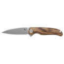 Fox Knives ARGUS Folding Pocket Knife Drop Point 59 - 61 HRC Stainless Steel D2 - GoMilitar