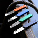 Fox Knives VULPIS FX - VP108 OD Folding Pocket Knife Stainless Steel N690Co Green - GoMilitar