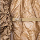 MIL-TEC Rucksackhülle, verstellbarer, polyurethanbeschichteter Regenschutz für 80 l Coyote