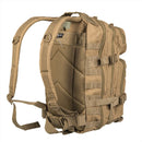 MIL-TEC US ASSAULT 20L Rucksack Ergonomische gepolsterte Schultergurte Coyote