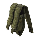 Original British Army double pistol magazine pouch mag bag military field Olive - GoMilitar