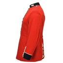 Original britische Militär-Formelle Jacke mit goldenen Knöpfen ohne Schulterklappen, Rot