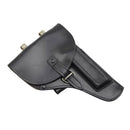 Originales italienisches Militärpistolenholster mit Schnallenverschluss für Rechtshänder, Schwarz