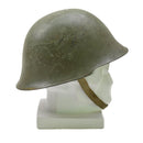 Original Serbian tactical steel helmet with liner combat gear chinstrap Olive - GoMilitar