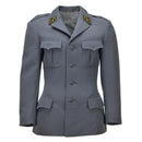Original Schweizer Militär-Formaljacke, 4-Taschen-Design, Schulterklappen, Grau
