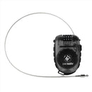 Pacsafe Retractasafe 250 Retracable Cable Lock 4 Dial Stainless Steel Wire - GoMilitar