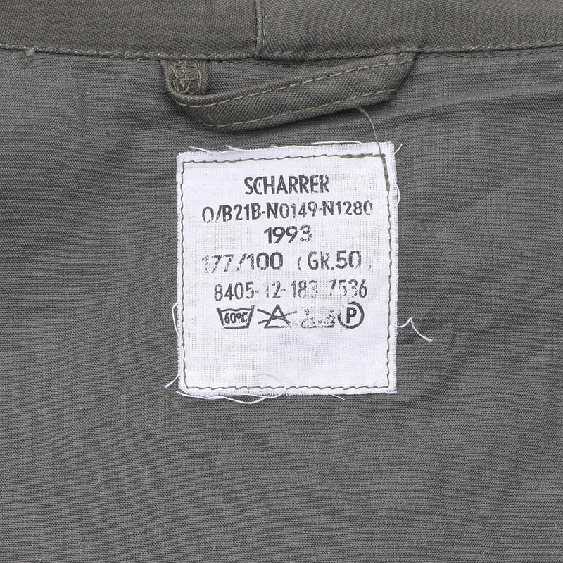 Original Deutsche Militär lange Parka Jacke oliv mit Kapuze Feldmantel Armee Outdoor