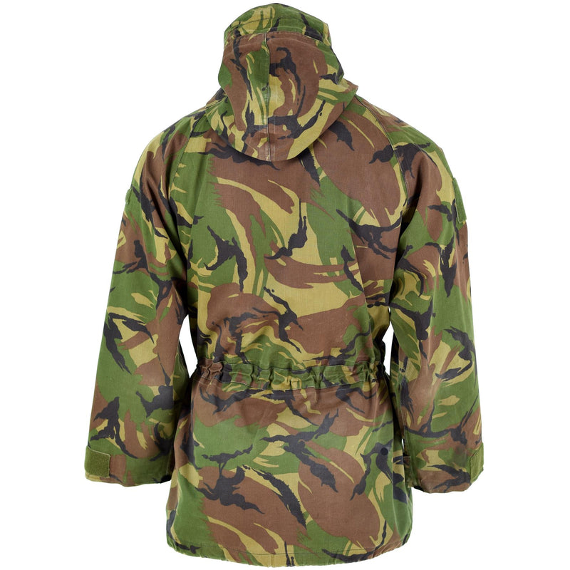 Echte niederländische Armeejacke, Kampfjacke DPM Goretex, wasserdicht, Camouflage, Überschussparka