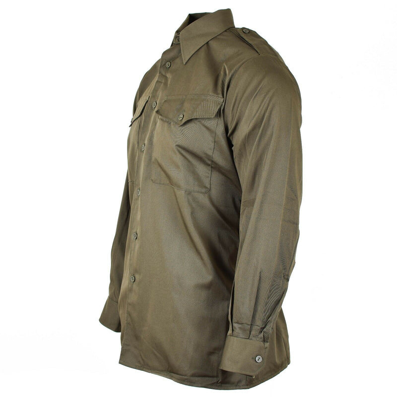 Original Österreichisches Bundesheer Hemd OD Militär Kampf Langarm Olive BDU NEU