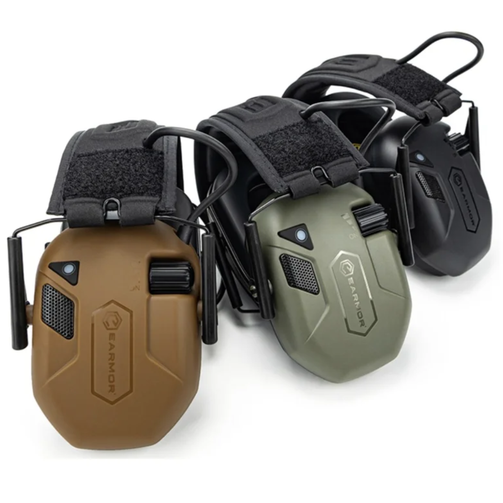 EARMOR M300T Elektronischer Gehörschutz Bluetooth 22dB NRR Coyote Brown