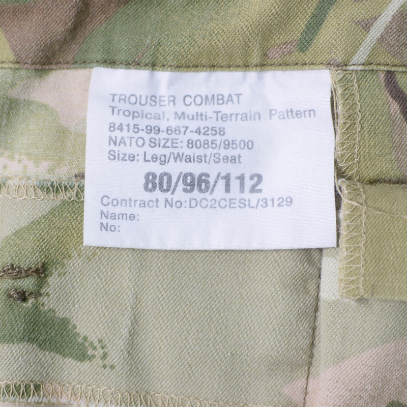 Echte britische Armee Militär Kampf MTP Camouflage Shorts Militär Bermuda