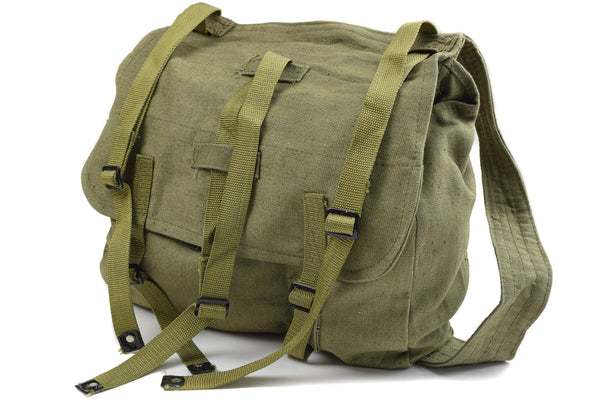 Original rumänische Armee Brotbeutel Militär Überschuss Olive Canvas Brotbeutel OD NEU