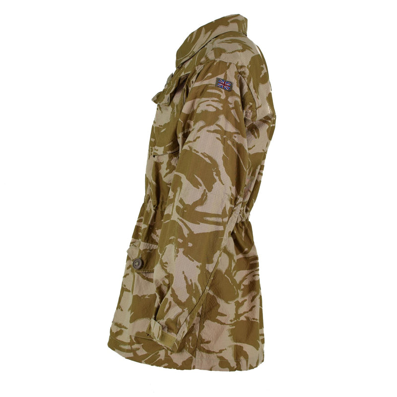 Original britische Armee Jacke Smock Wüste Camouflage Ripstop Parka Militär Ausgabe NEU