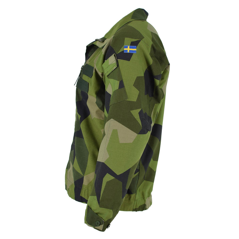 Original Schwedische Armee M90 ​​Jacke Splittertarn Feldkampf Panzer NEU