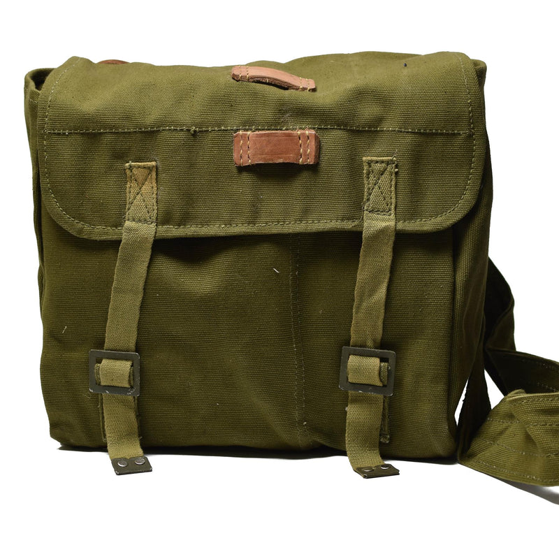 Original rumänische Armee Tragetasche Militär Überschuss grün Schultergurt Fall
