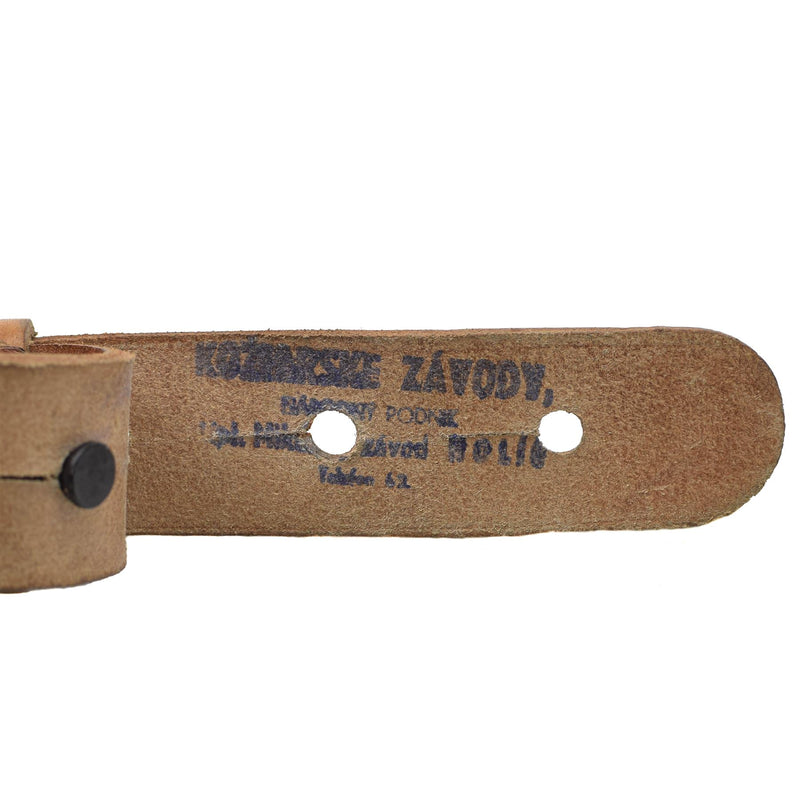 Original Tschechische Armee Y-Strap Canvas &amp; Leder Hosenträger Harness Schulter