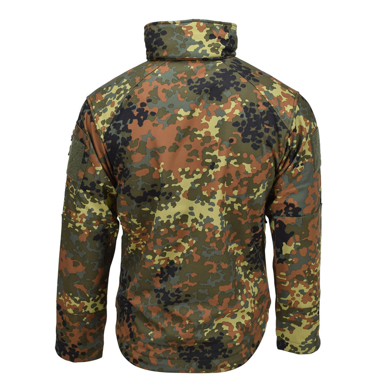 MIL-TEC Softshelljacke SCU 14 Deutsch Flecktarn Outdoor Wanderoberbekleidung