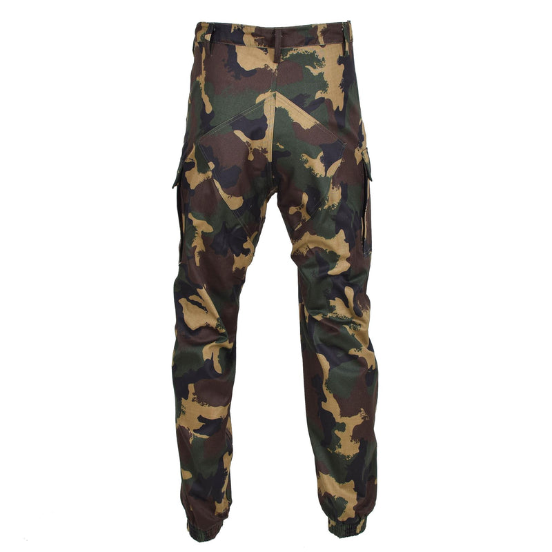 Original ungarische Feldtruppenhose M1990 Woodland Camo verstärkt NEU