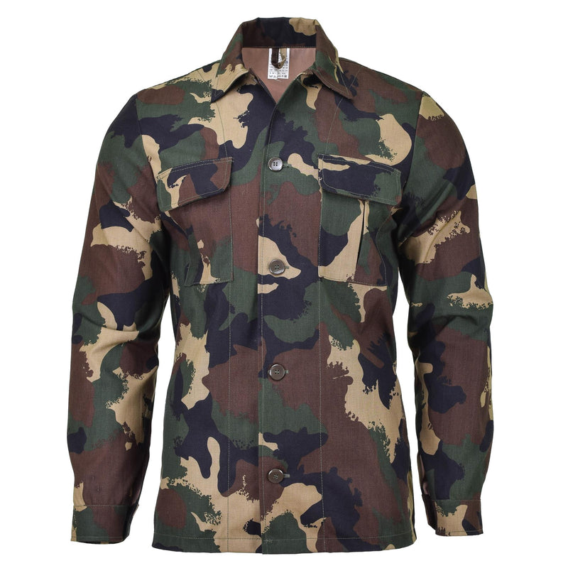 Original ungarische Armee Kampf Feld Bluse Camouflage Shirt Militär Überschuss NEU
