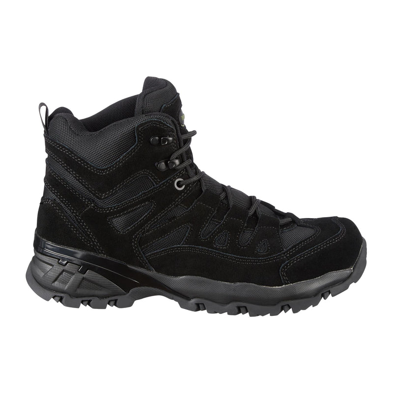 MIL-TEC SQUAD Stiefel halbhoch runde Sohle Camping Outdoor schwarzes Wildleder Schuhwerk