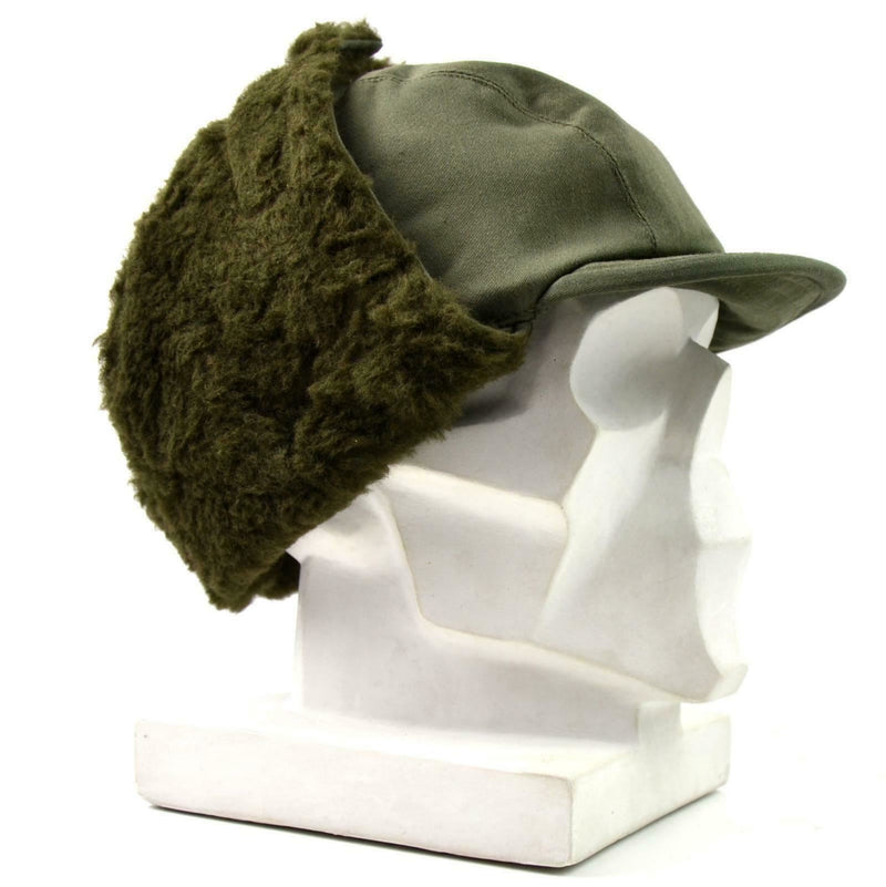 Original französische Armee-Wintermütze für kaltes Wetter, französische Militärausgabe, Feldmütze