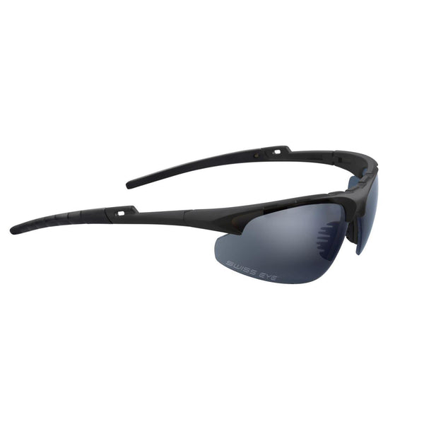 SWISS EYE Schießschutzbrille Tactical verstellbare Bügel 3 Farbgläser