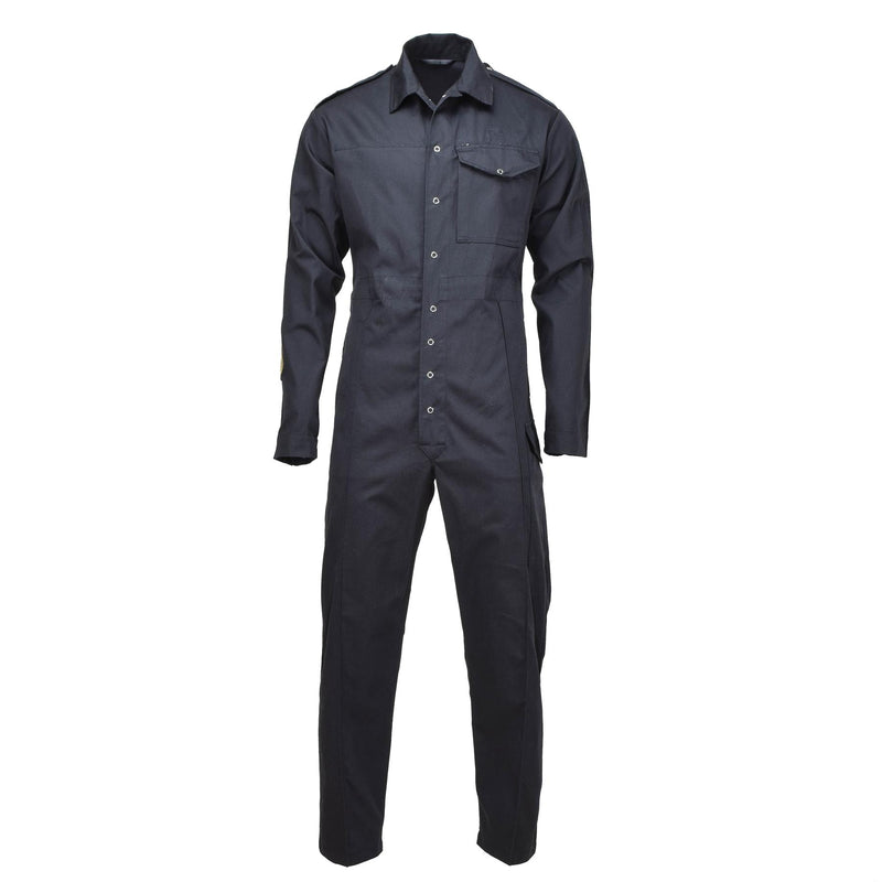 Original britischer Militär-Mechaniker-Overall, Arbeitskleidung, Uniform, Arbeitsoverall, schwarz