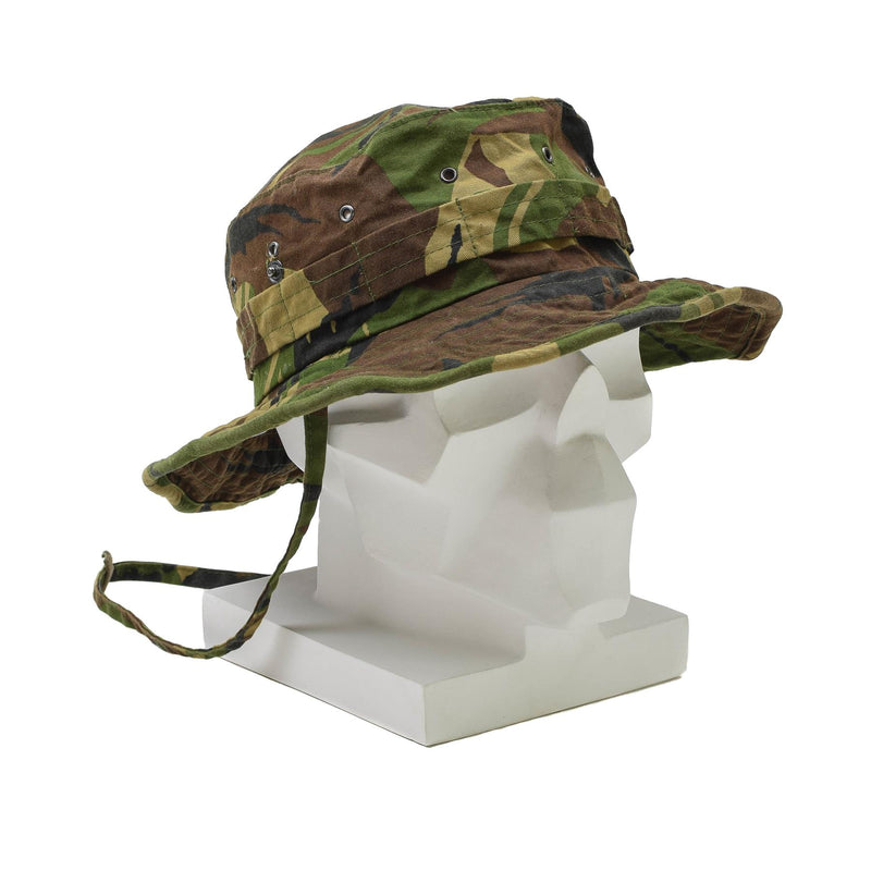 Original niederländischer Militär-Panamahut mit Nackenklappe, taktische DMP-Boonie-Cap, Überschuss