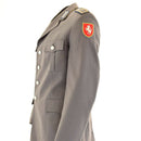 Original deutsche Militär-Anzugjacke, Deutschland, formelle Uniform, Grau
