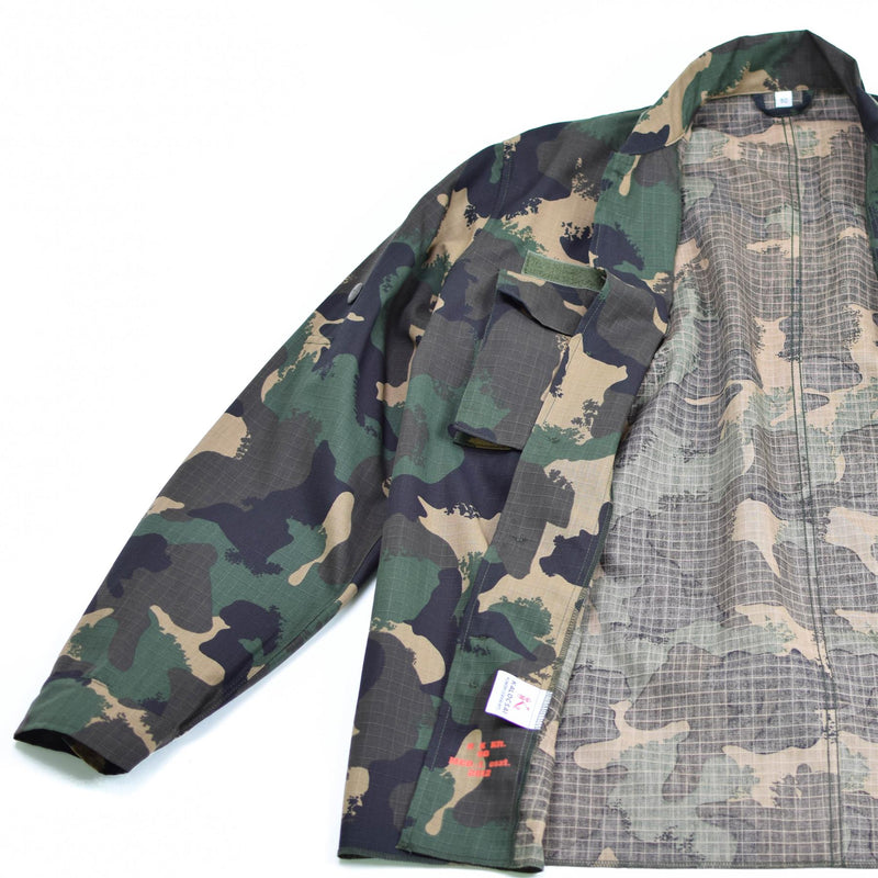 Echtes ungarisches Armeehemd M90 4-farbiges Camouflage Langarm Militär NEU