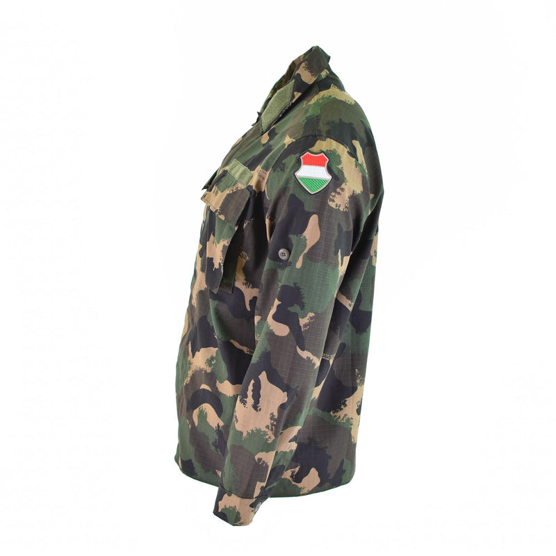 Echtes ungarisches Armeehemd M90 4-farbiges Camouflage Langarm Militär NEU