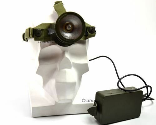 Vintage schwedische Schweden Militär Armee Stirnlampe Stirnlampe Taschenlampe