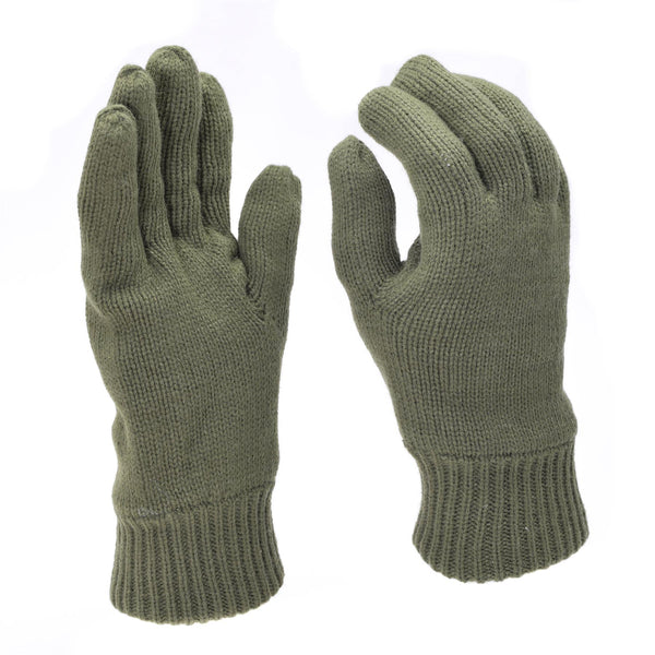 Mil-Tec Handschuhe Herren Warmes Strickfutter THINSULATE™ Olive OD Taktische Winterausrüstung
