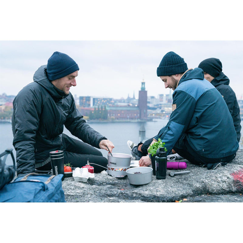 Primus Essential Stove Set 1,3L Camping Wandern Topf Pfanne leichtes Kochset