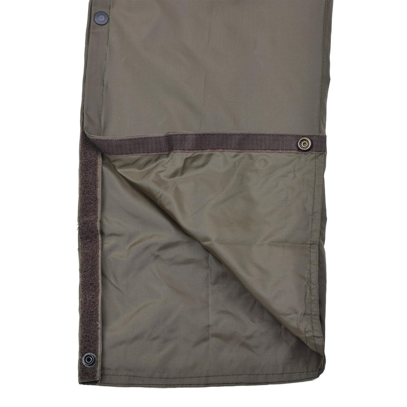 Original italienische Militär-Luftstreitkräfte Regenhose gefüttert wasserdichte Hose OD NEU