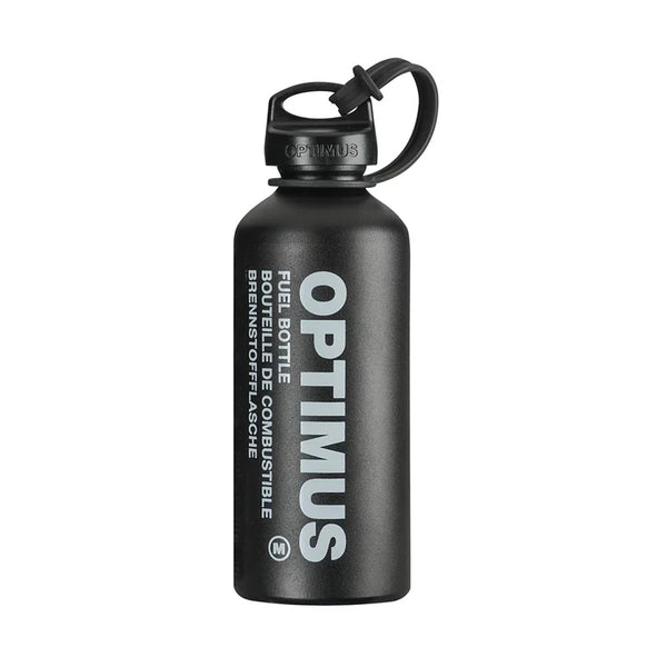 Optimus Flüssigbrennstoffflasche 600ml 1000ml Sicherheitsverschluss langlebig leicht schwarz