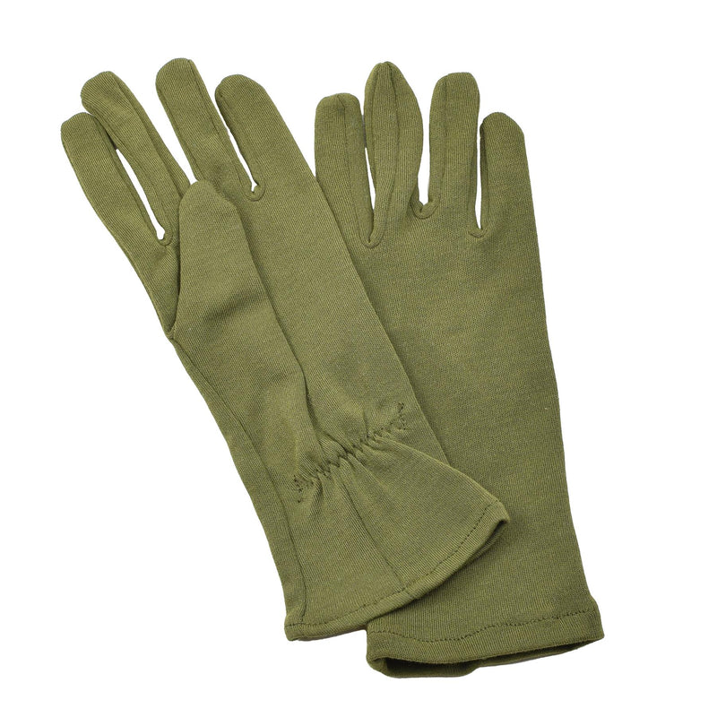 Echte britische Armeehandschuhe, olivfarbene Handwärmer, feuerfeste Faserhandschuhe, NEU
