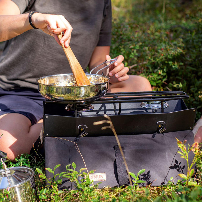 Primus Onja Stove DUO kompakter Doppel-Campingkocher mit Brenner, Outdoor-Küchen-Kochgeschirr
