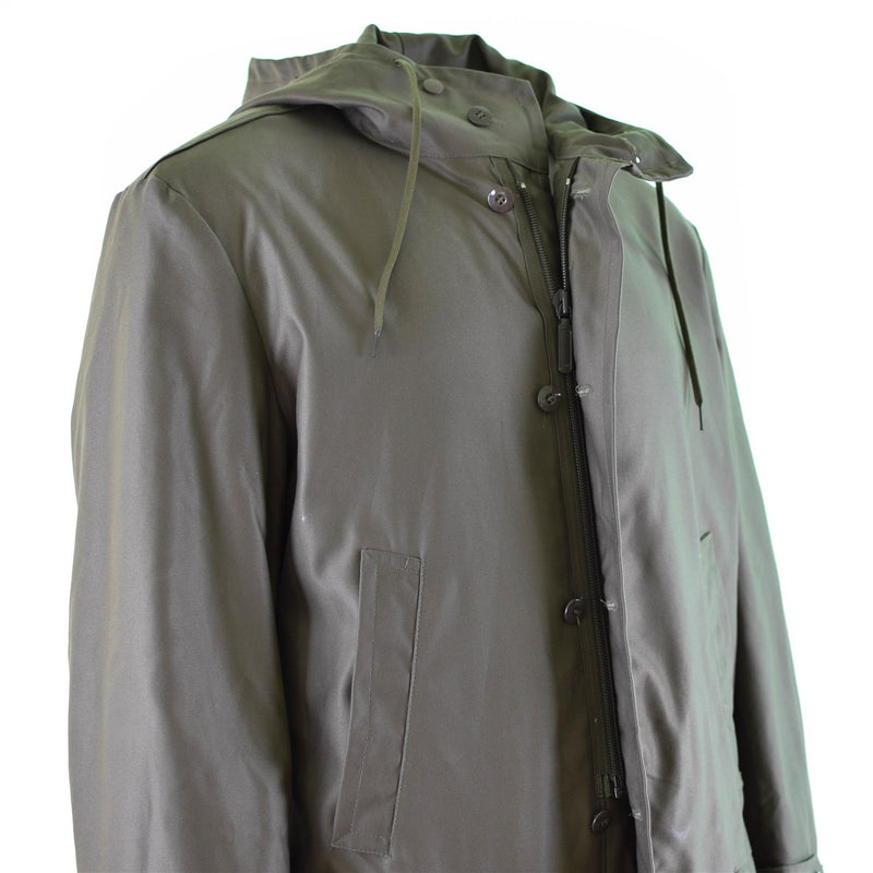 Original Bundeswehr Parka oliv Militär Überschussjacke langer Mantel OD Vintage NEU
