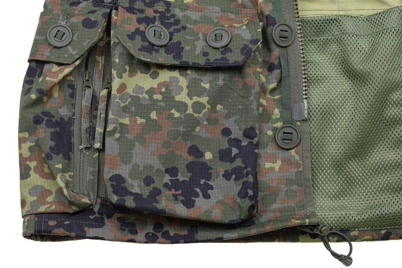 TACGEAR Marke Militärischen stil kommando smock jacke full-zip ripstop flecktran