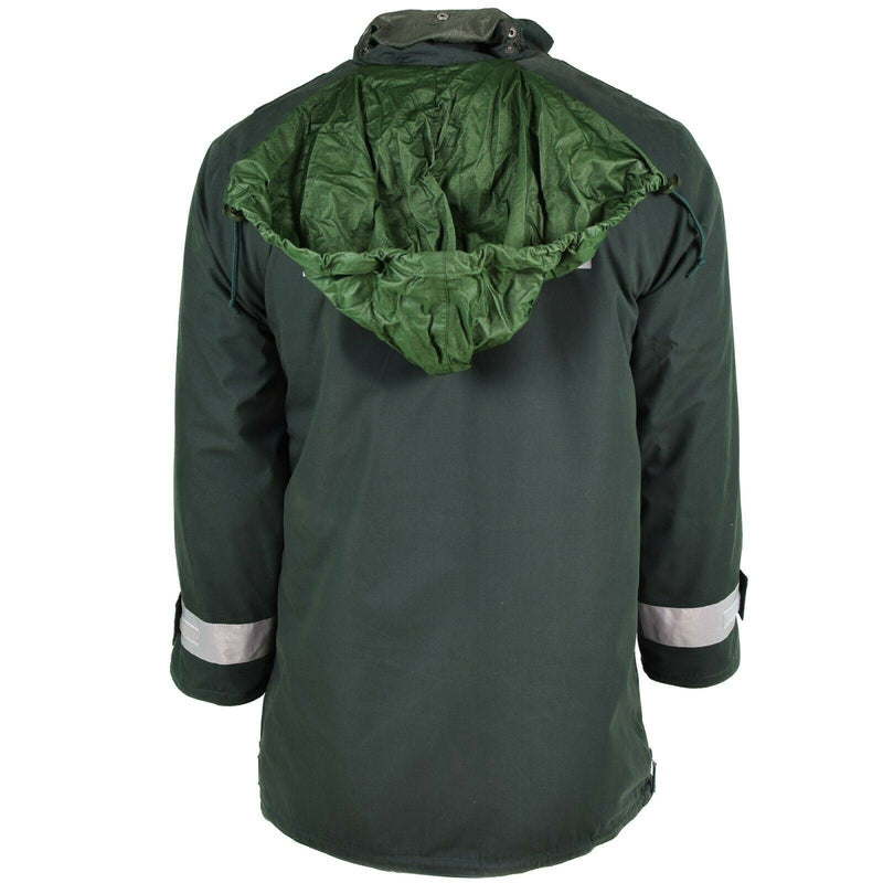 Echte deutsche Polizeijacke GoreTex grün wasserdicht BGS Parka Grenzschutz