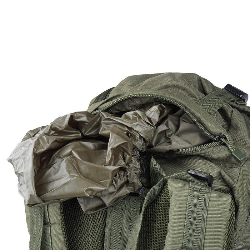 MIL-TEC COMMANDO Wanderrucksack 55 Liter wasserdichte Hülle grün großer Daypack
