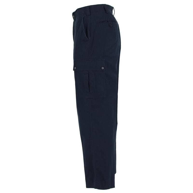 Original britische Polizeihose blau Ripstop strapazierfähige Uniformhose Überschuss
